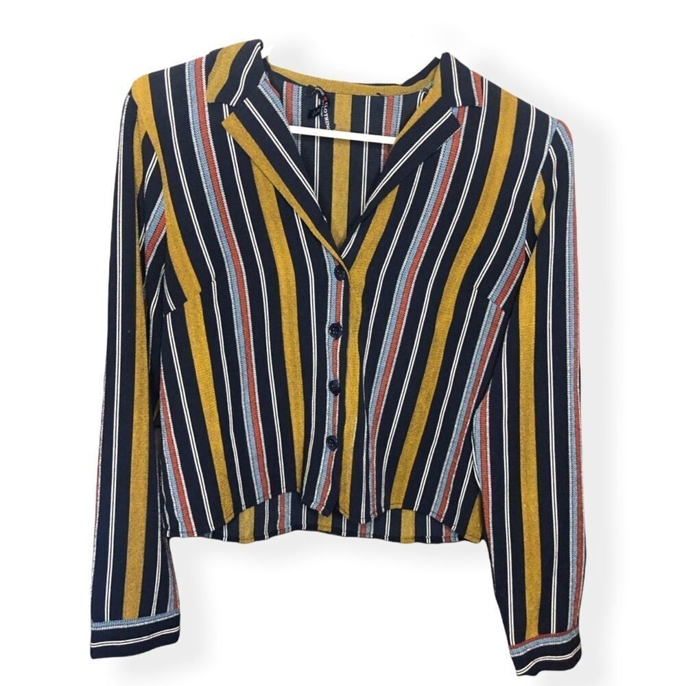 BOHO Chic Stripped Long Sleeve Classy Blouse